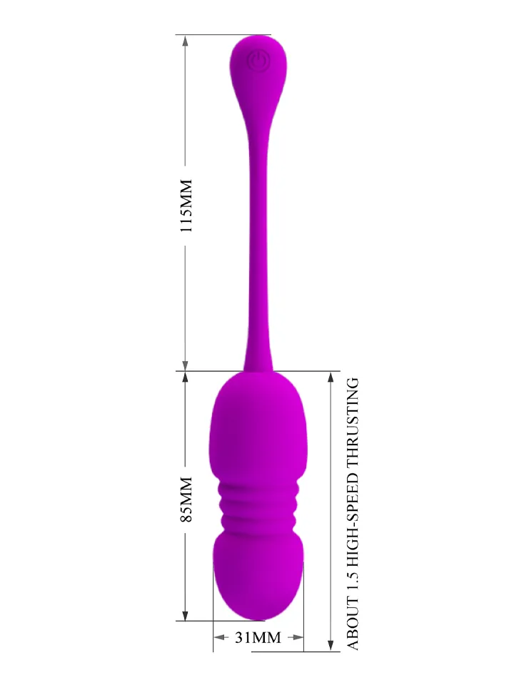 Pretty Love Callieri Remote Thrusting Egg - Vibrating egg 3 [full]