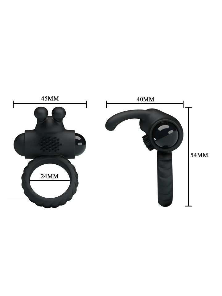 Pretty Love Eudora Vibrating Cock Ring - Vibrating cock ring 3 [full]