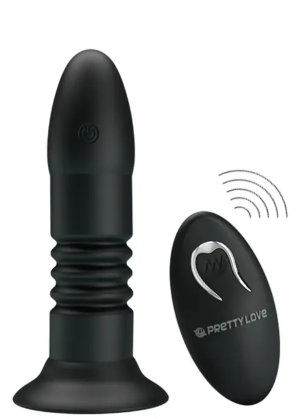 Pretty Love Magic Jingers Black - Remote-controlled anal plug 1