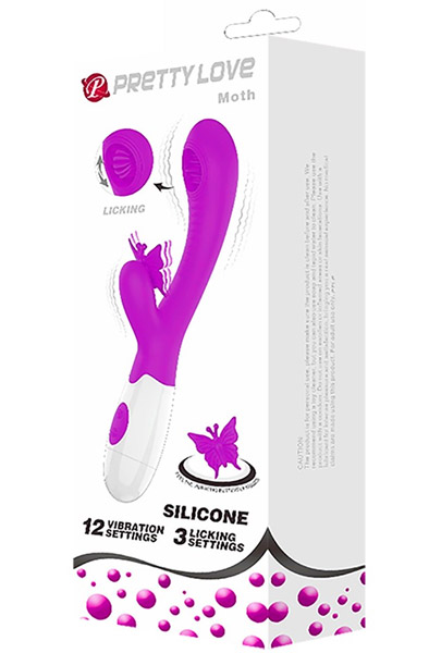 Pretty Love Moth Licking & Vibrating - Rabbit-Vibrator 7