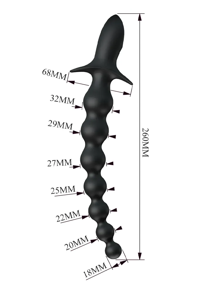 Pretty Love Rigdon Anal Beads With Vibration - Vibrating anal beads 3 [full]