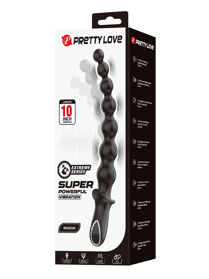 Pretty Love Rigdon Anal Beads With Vibration - Vibrating anal beads 4 [full]