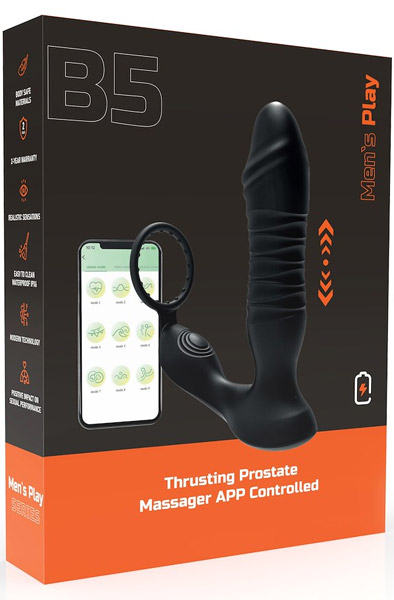 Prostata Massager mit Stoßfunktion & App - Prostatavibrator mit Penisring 4