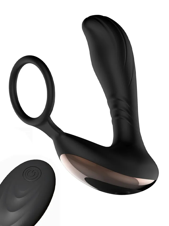 Prostate Massager With Penis Ring - Prostate vibrator with penis ring 3 [full]