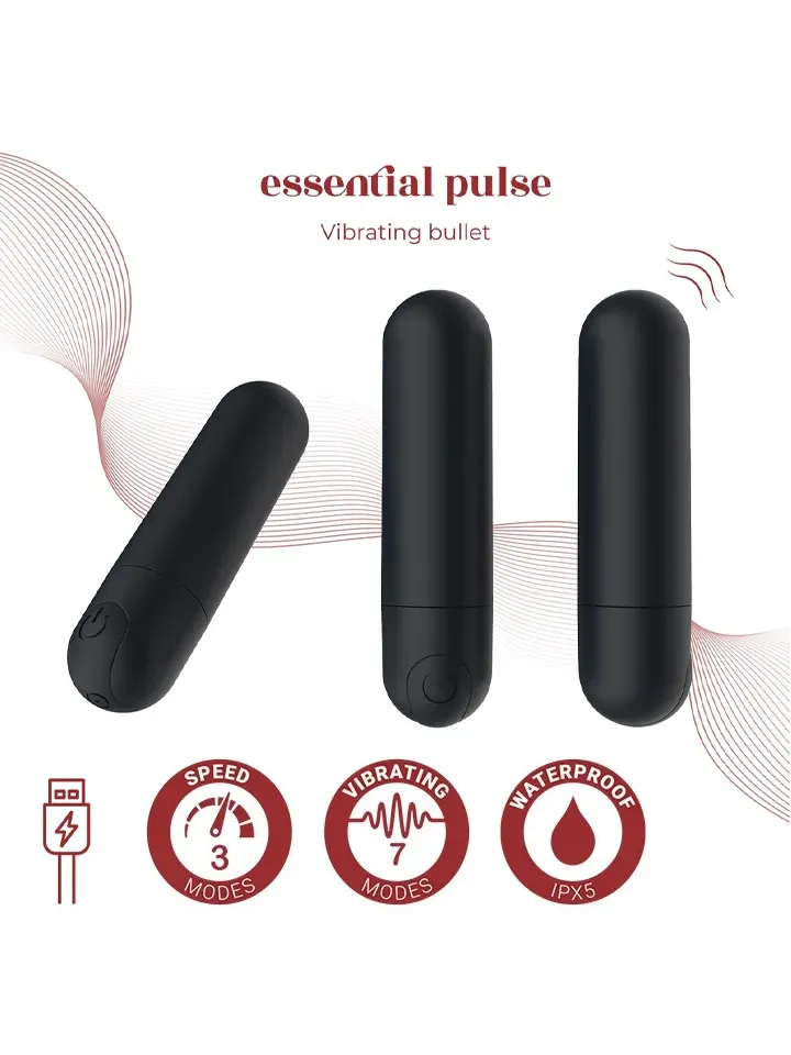 Pulse Rechargeable Vibrating Bullet - Bullet vibrator 1 [full]