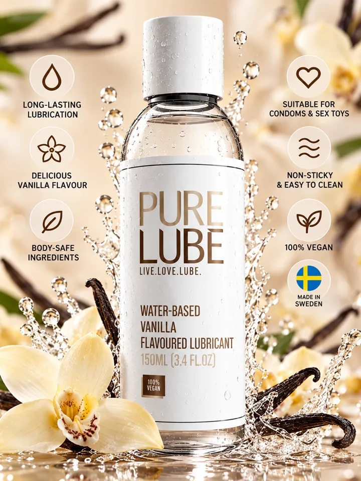 Pure Lube Vanilla Flavoured Lubricant 150 ml - Flavoured lubricant 1 [full]