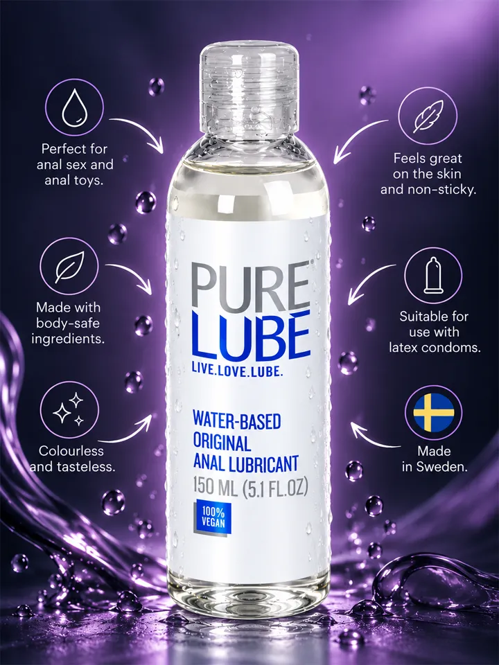 Pure Lube Water-Based Anal Lubricant 150 ml - Analglidmedel 2 [full]