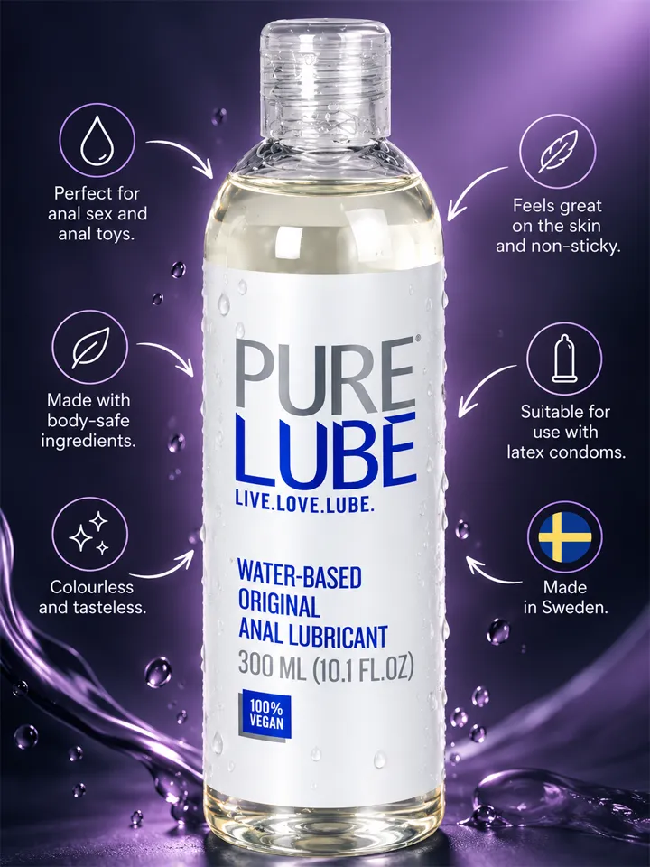Pure Lube Water-Based Anal Lubricant 300 ml - Analglidmedel 2 [full]
