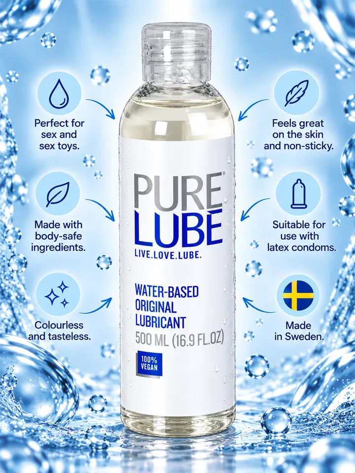 Pure Lube Water-Based Lubricant 500 ml - Water-based lubricant 2 [full]
