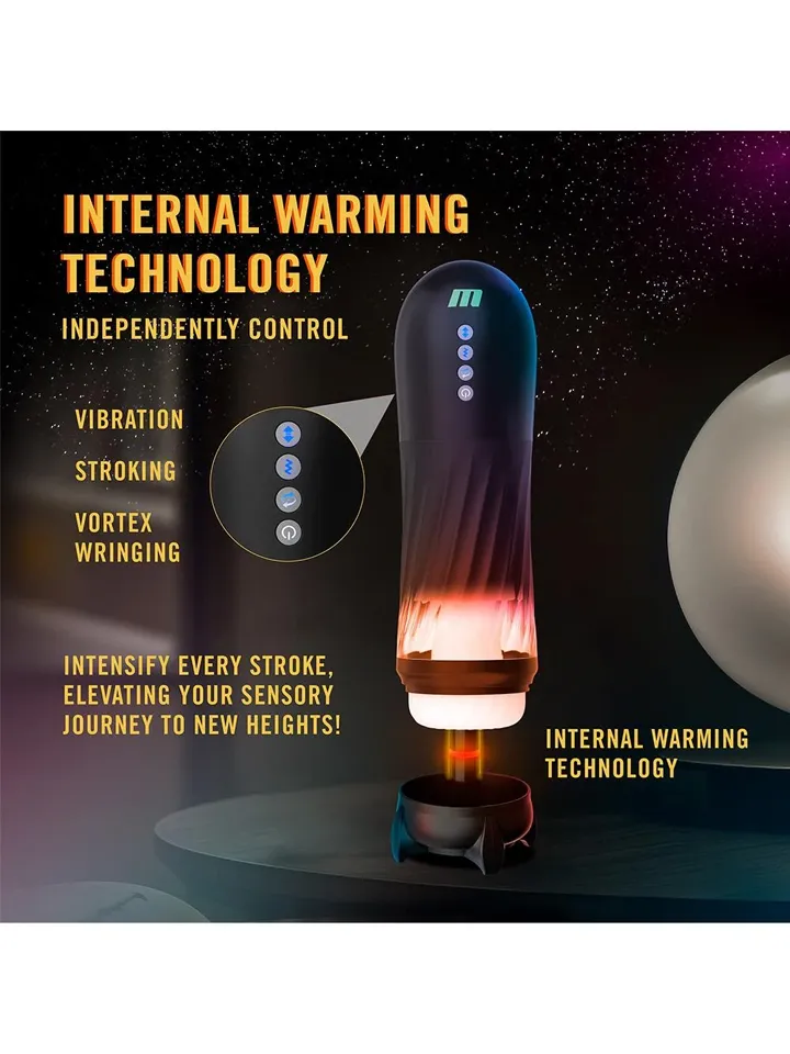 Quantum X Heating Super Stroke Machine - Automatic masturbator 5