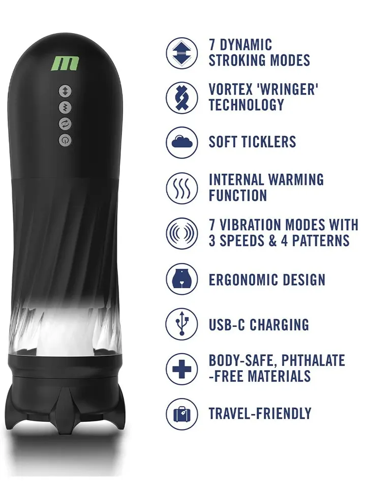 Quantum X Heating Super Stroke Machine - Automatic masturbator 7