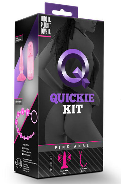 Quickie Kit Pink Anal Kit - Anal plug set 2