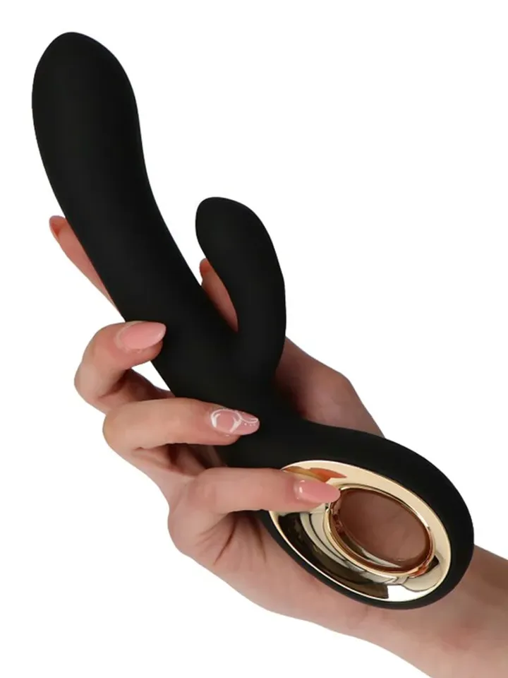 Rabbit Vibrator Handy Two Touch Grip Black - Rabbit vibrator 1 [full]