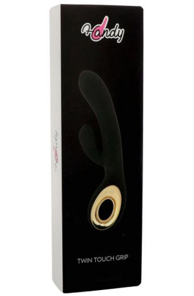 Rabbit Vibrator Handy Two Touch Grip Black - Rabbit vibrator 4