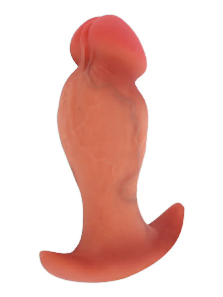 Realistic Buttplug Liquid Silicone 16 cm - Anal plug 1 [full]