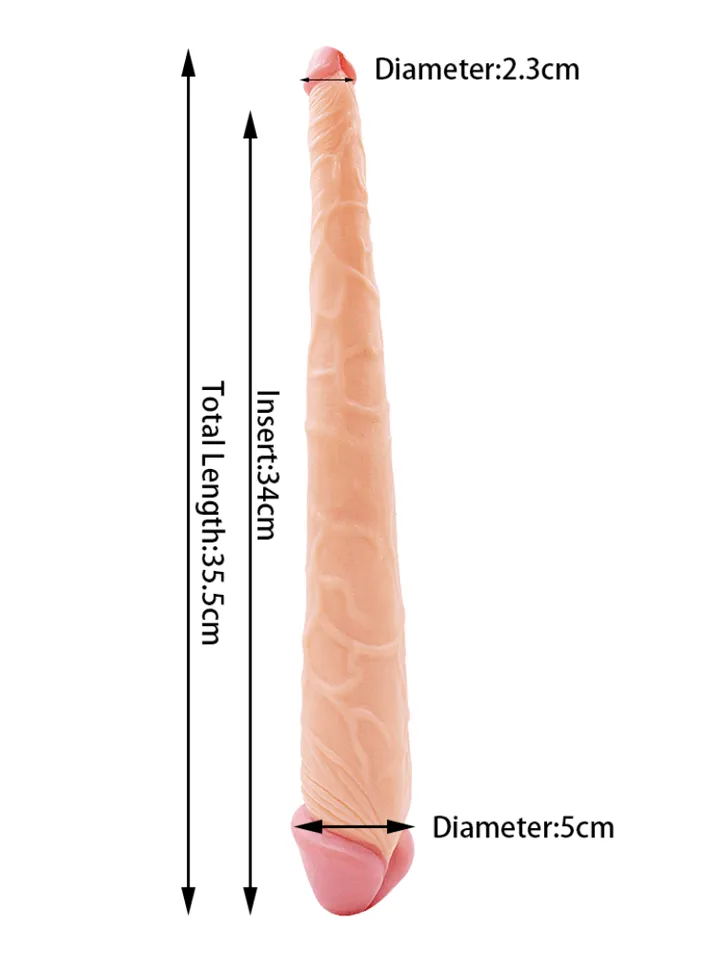Realistic Double Dildo 35,5 cm - Double dildo dose 2 [full]