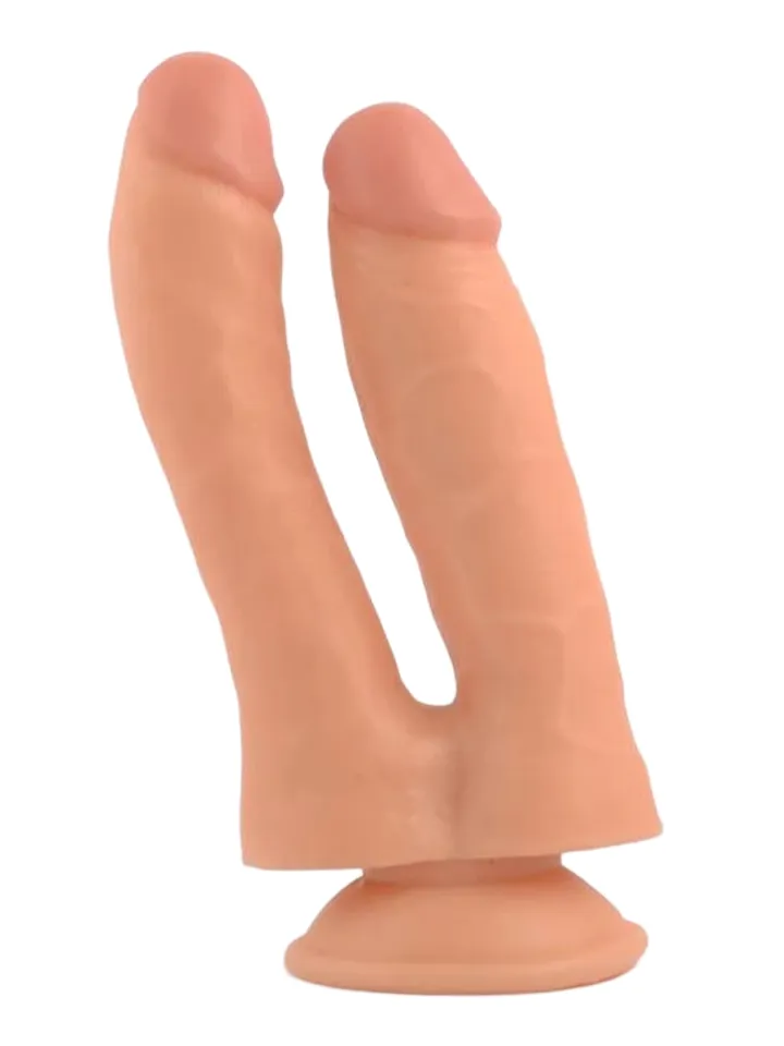 Realistic Penis Double Penetration 18,5 cm - Dual dildo 1 [full]