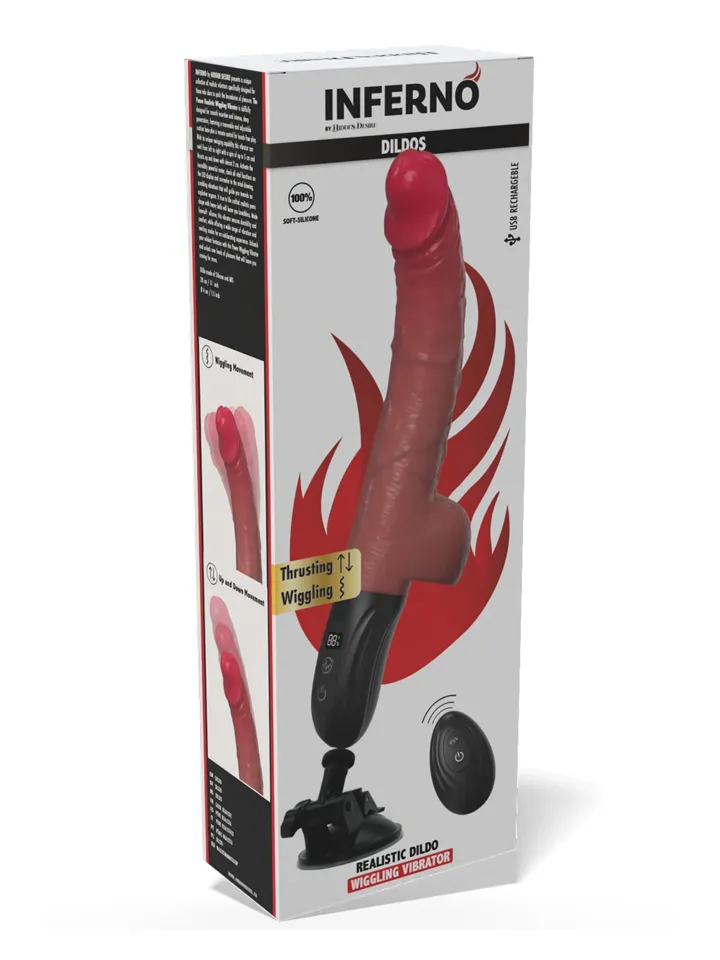 Realistic Thrusting & Wiggling Vibrator - Vibrating dildo 6 [full]