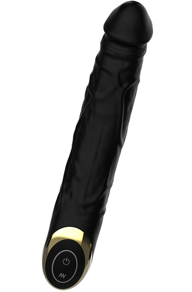 Realistic Vibrating Dildo Black 21 cm - Vibrierender Dildo 2