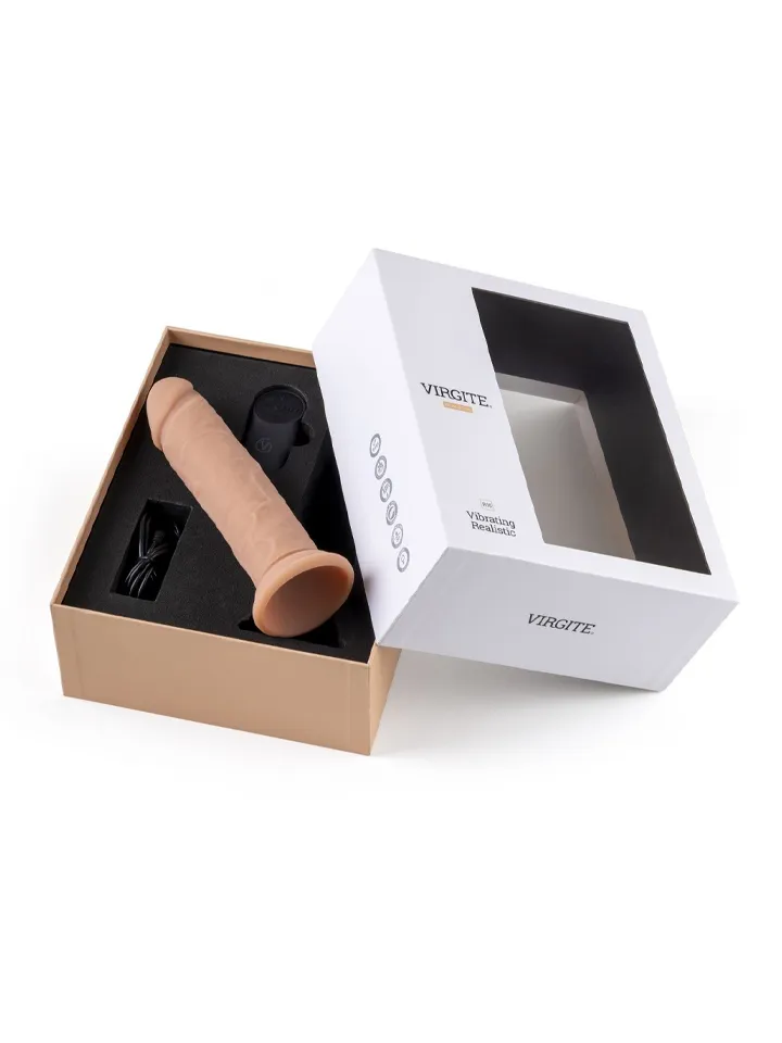 Realistic Vibrating Dildo With Remote 18,5 cm - Vibrating dildo 3 [full]