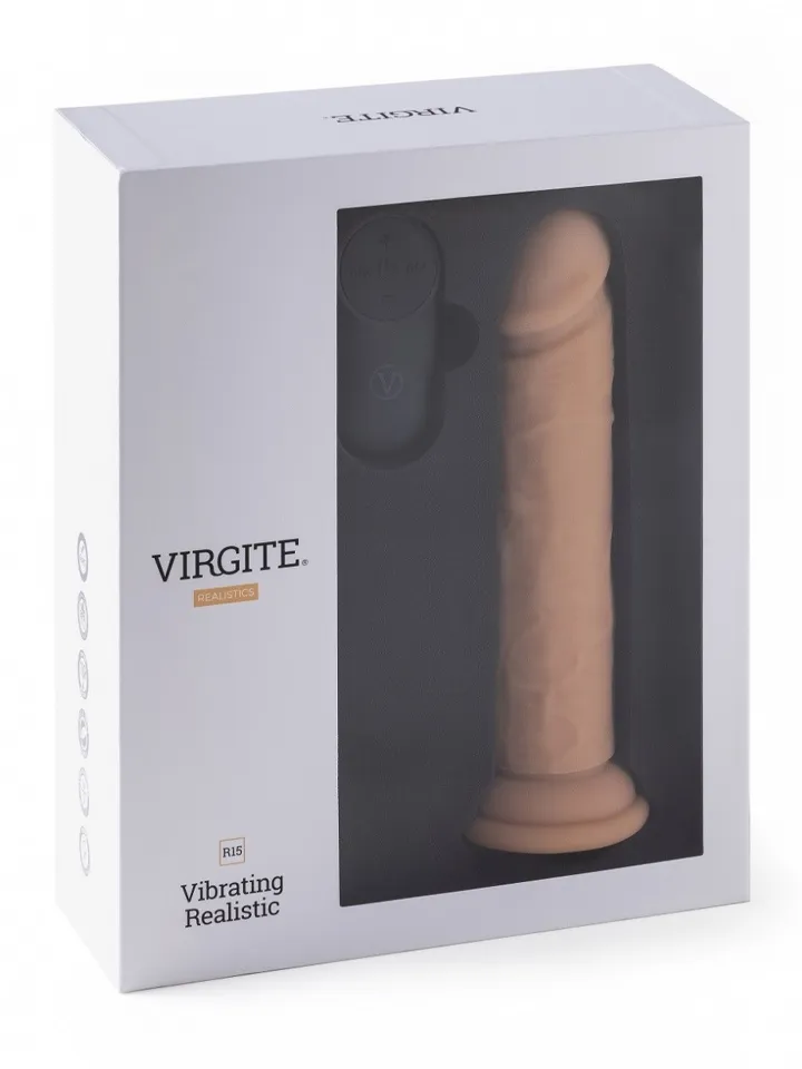 Realistic Vibrating Dildo With Remote 18,5 cm - Vibrating dildo 4 [full]