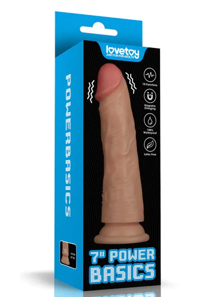 Realistic Vibrating Power Cock 18 cm - Vibrating dildo 5 [full]