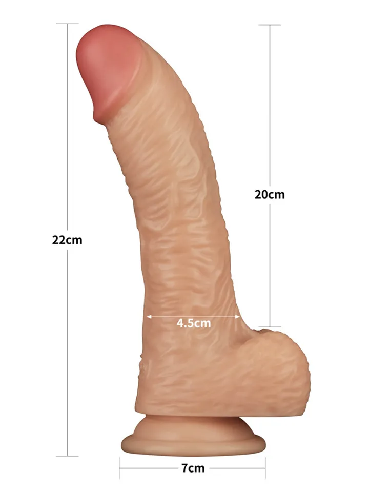 Realistic Vibrating Power Cock 22 cm - Vibrating dildo 3 [full]