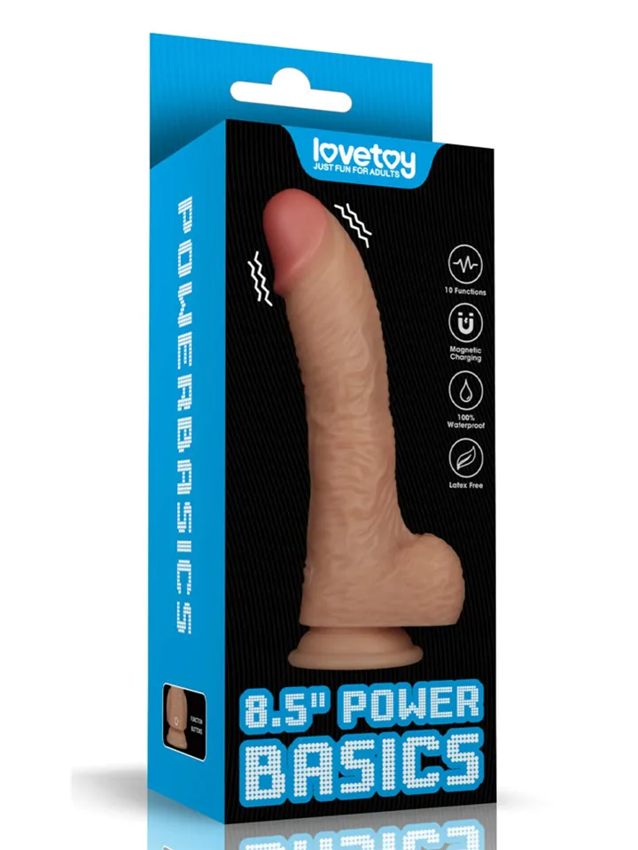Realistic Vibrating Power Cock 22 cm - Vibrating dildo 6 [full]