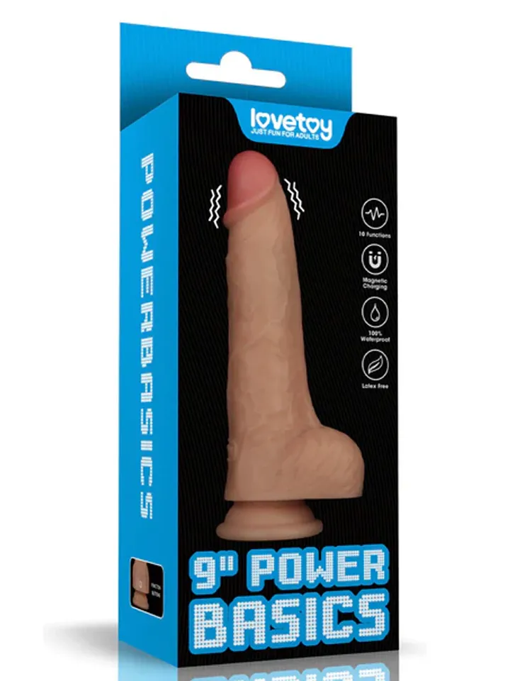Realistic Vibrating Power Cock 23 cm - Vibrating dualdildo 5 [full]