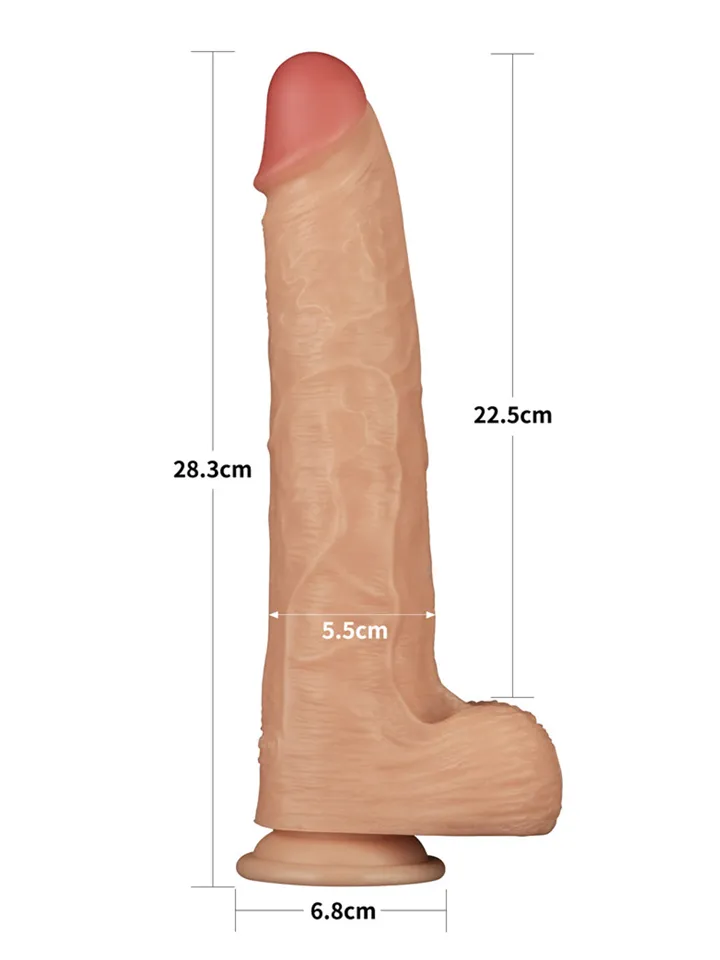 Realistic Vibrating Power Cock 28,3 cm - Vibrating dildo 3 [full]