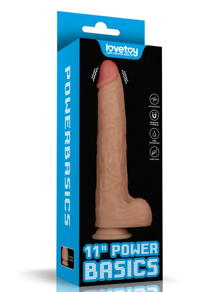Realistic Vibrating Power Cock 28,3 cm - Vibrating dildo 6 [full]