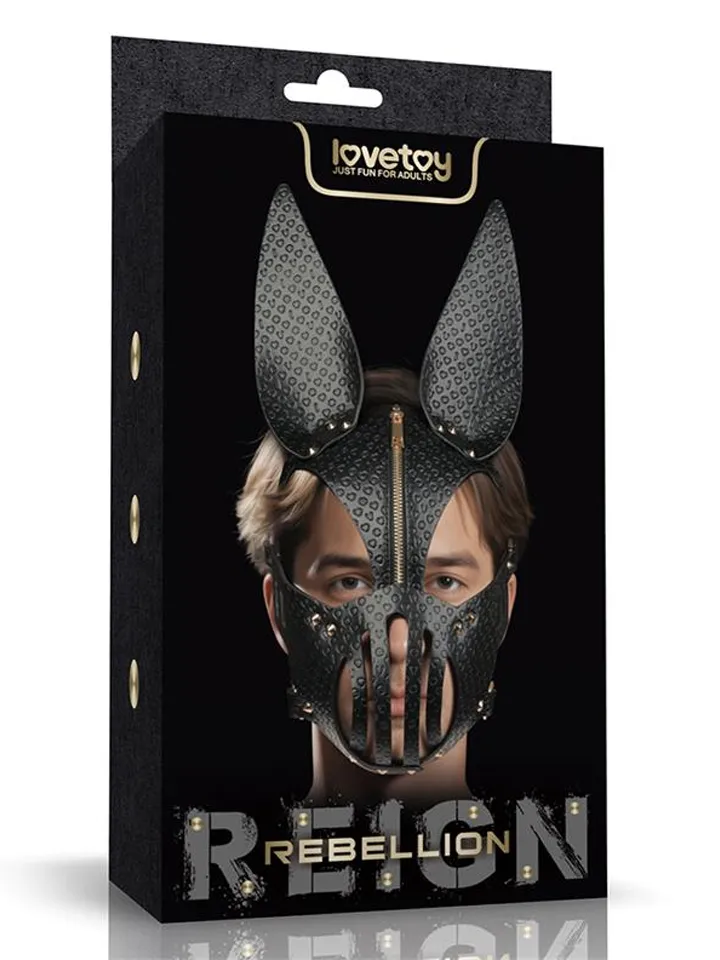 Rebellion Reign Dark Bunny Mask - BDSM mask 1 [full]