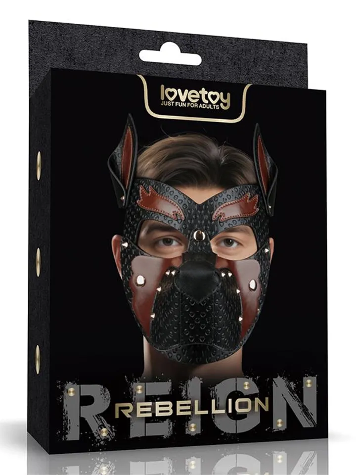 Rebellion Reign Howl Pup Mask - BDSM mask 1 [full]