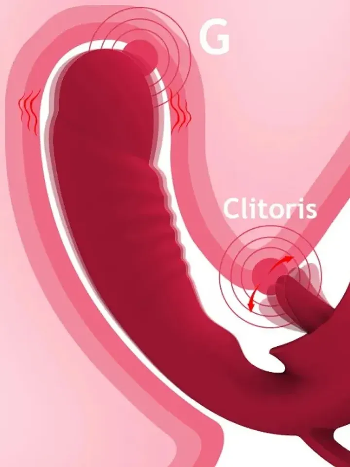 Rechargeable Licking 10-Functions Vibrator - Rabbit vibrator 2 [full]