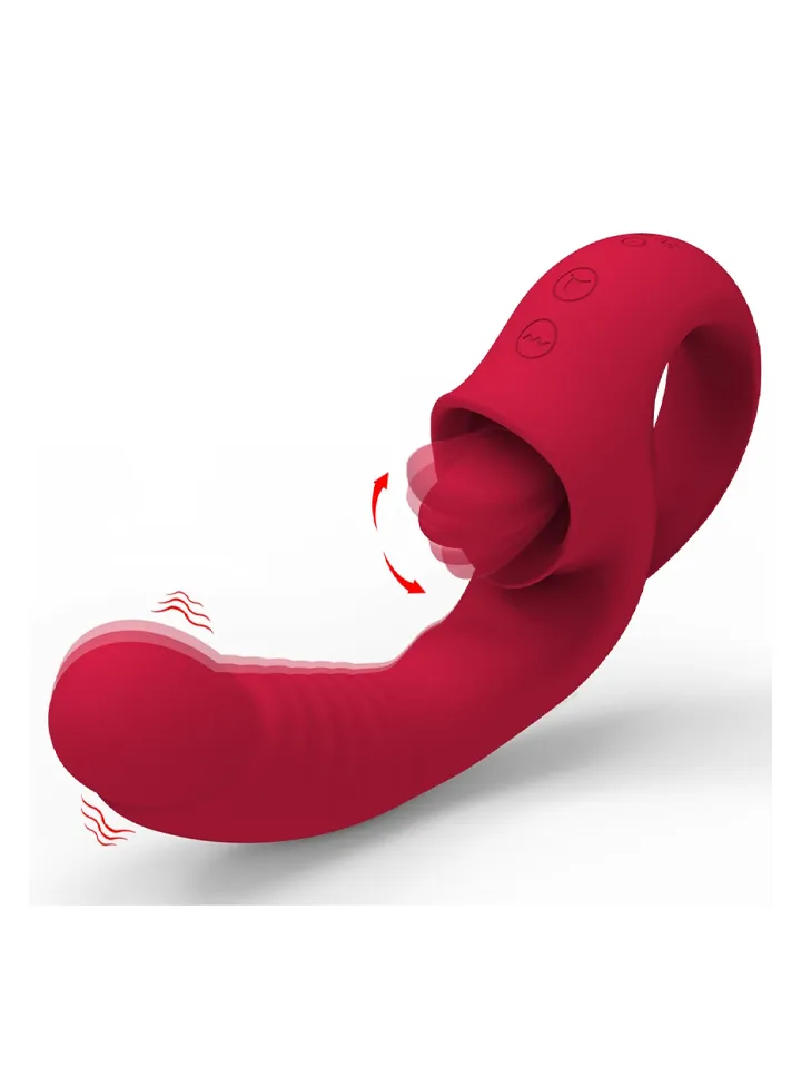 Rechargeable Licking 10-Functions Vibrator - Rabbit vibrator 3 [full]