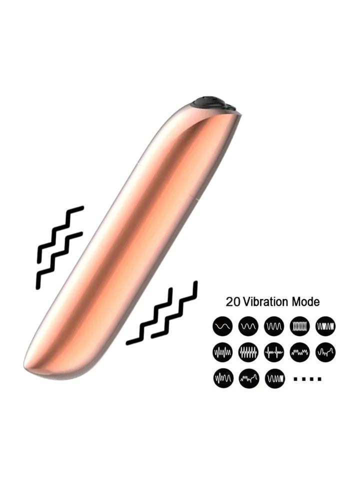 Rechargeable Powerful Bullet Vibrator Gold - Bullet vibrator 2 [full]