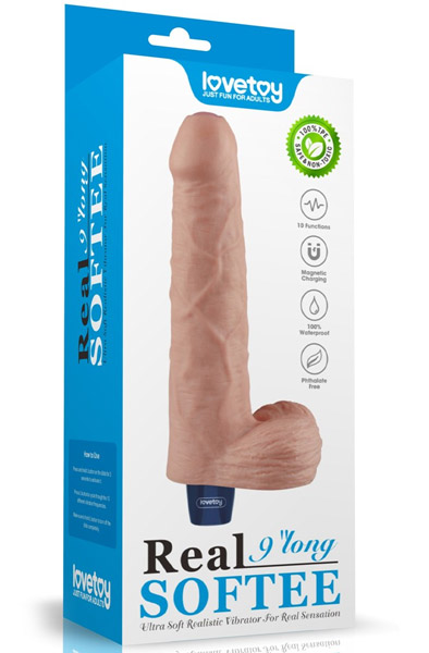 Rechargeable Vibrating Dildo 22,6 cm - Vibrating dildo 7