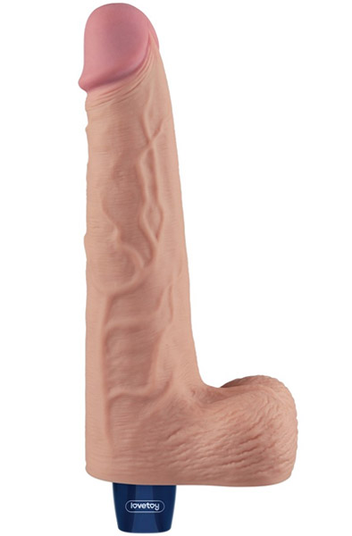 Rechargeable Vibrating Dildo 25,3 cm - Vibrating dildo 1