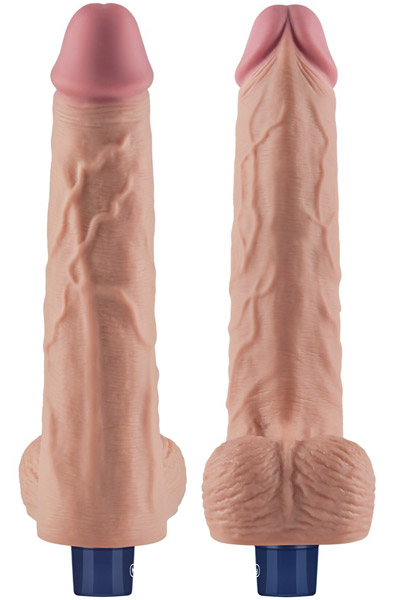 Rechargeable Vibrating Dildo 25,3 cm - Vibrating dildo 4