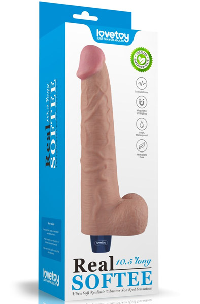 Rechargeable Vibrating Dildo 27,2 cm - Vibrating dildo 6