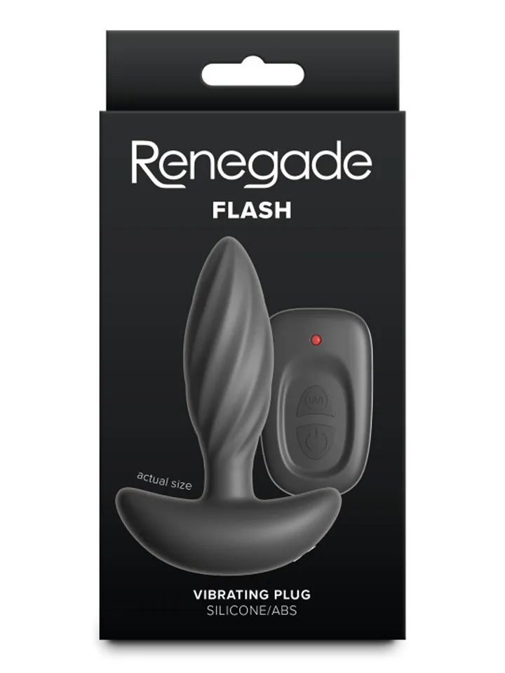Renegade Flash Vibrating Buttplug - Vibrating anal plug 3 [full]