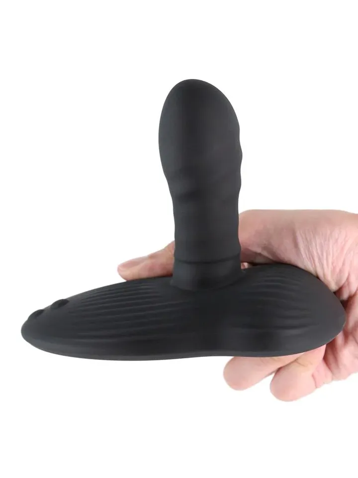 Renegade Thrust & Grind Black App Control - Vibrating anal dildo 2 [full]
