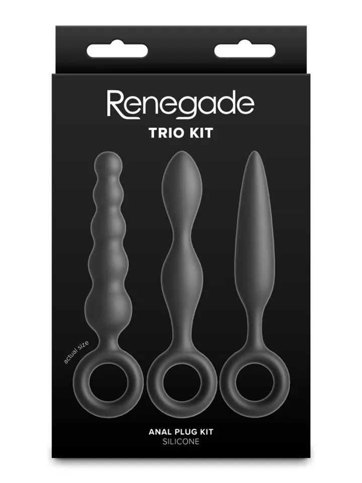 Renegade Trio Kit Silicone Anal Plug Set - Anal plug set 3 [full]