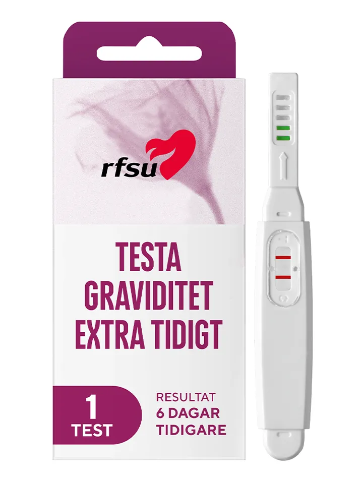 RFSU Graviditetstest Testa Tidigt 1st - Pregnancy test early 1pack 1 [full]