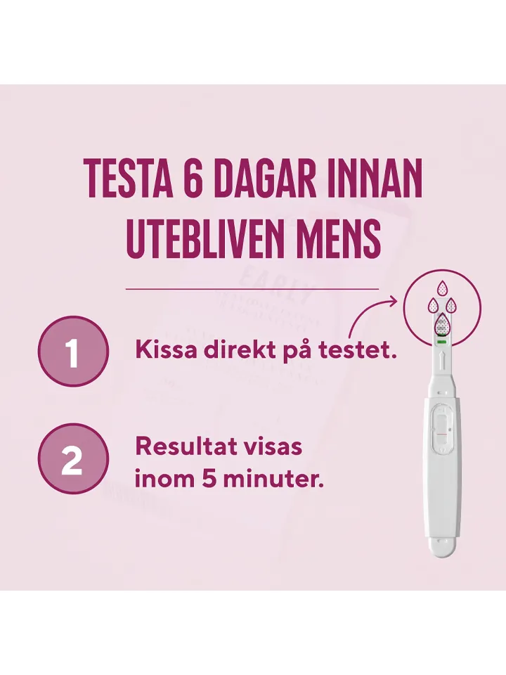 RFSU Graviditetstest Testa Tidigt 1st - Pregnancy test early 1pack 2 [full]