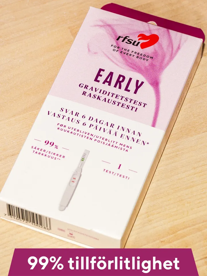 RFSU Graviditetstest Testa Tidigt 1st - Pregnancy test early 1pack 5 [full]