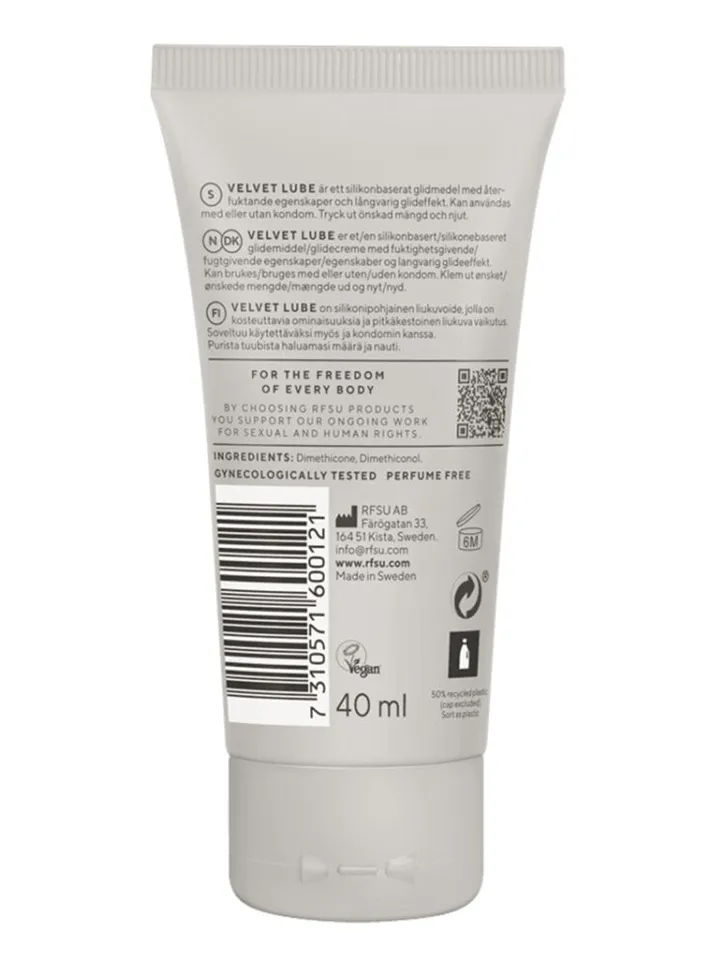 RFSU Velvet Lube 40 ml - Silicone-based lubricant 2 [full]