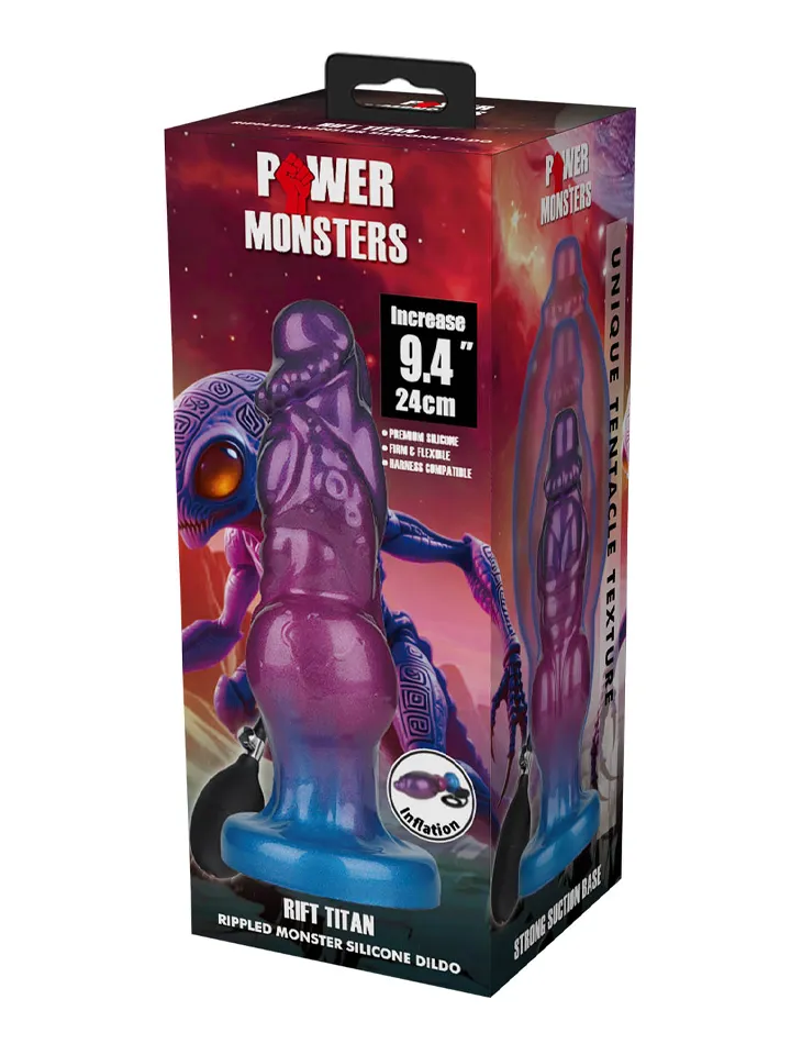 Rift Titan Inflatable Monster Silicone Dildo 24 cm - Inflatable dildo 5 [full]