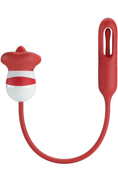 Romance Alyss Red Mouth Vibrator - Vibrator 4