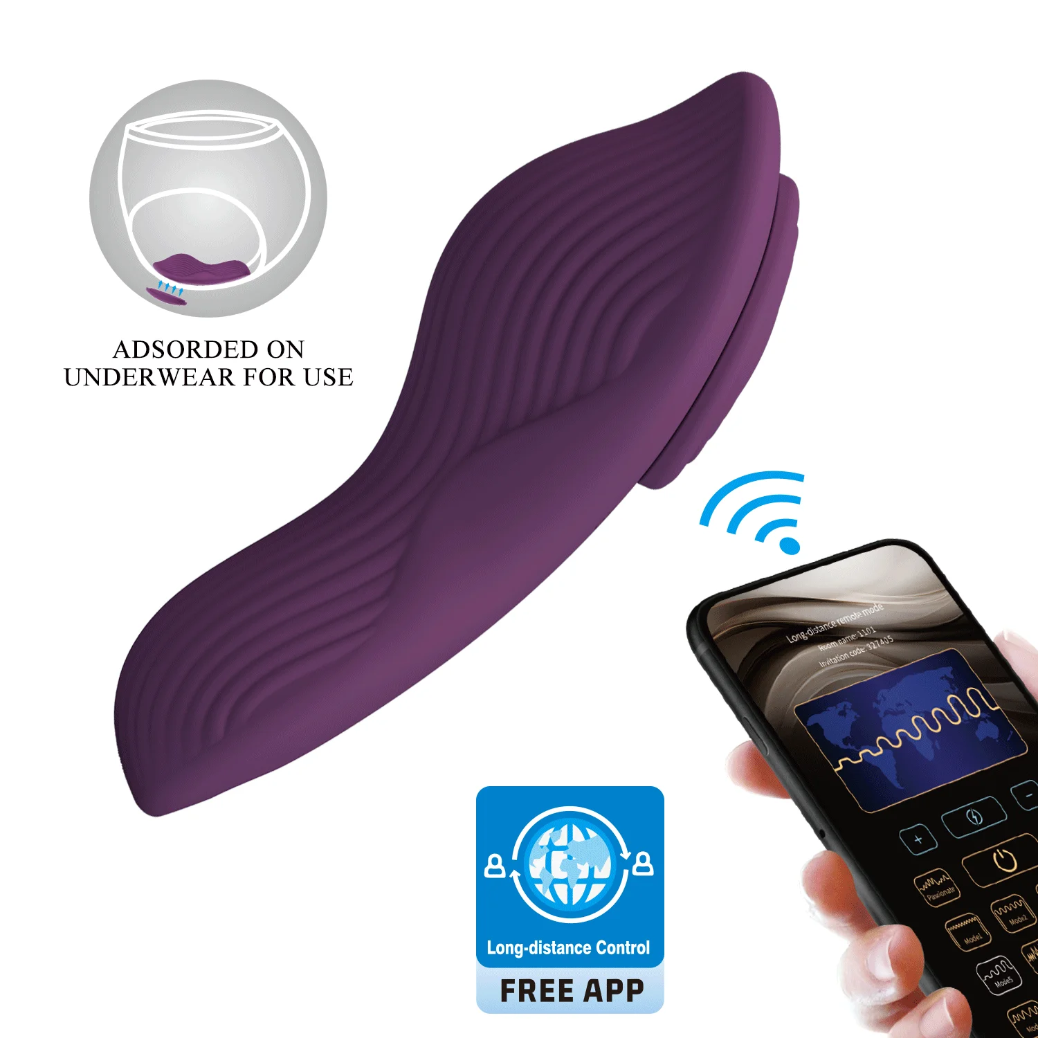 Romario Wearable Clip-On Vibrator - Vibrating panties 1